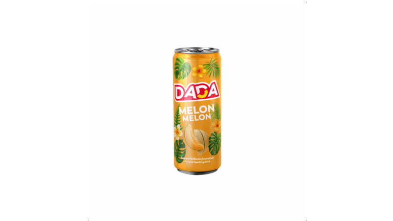 Eau pétillante aromatisée au melon.