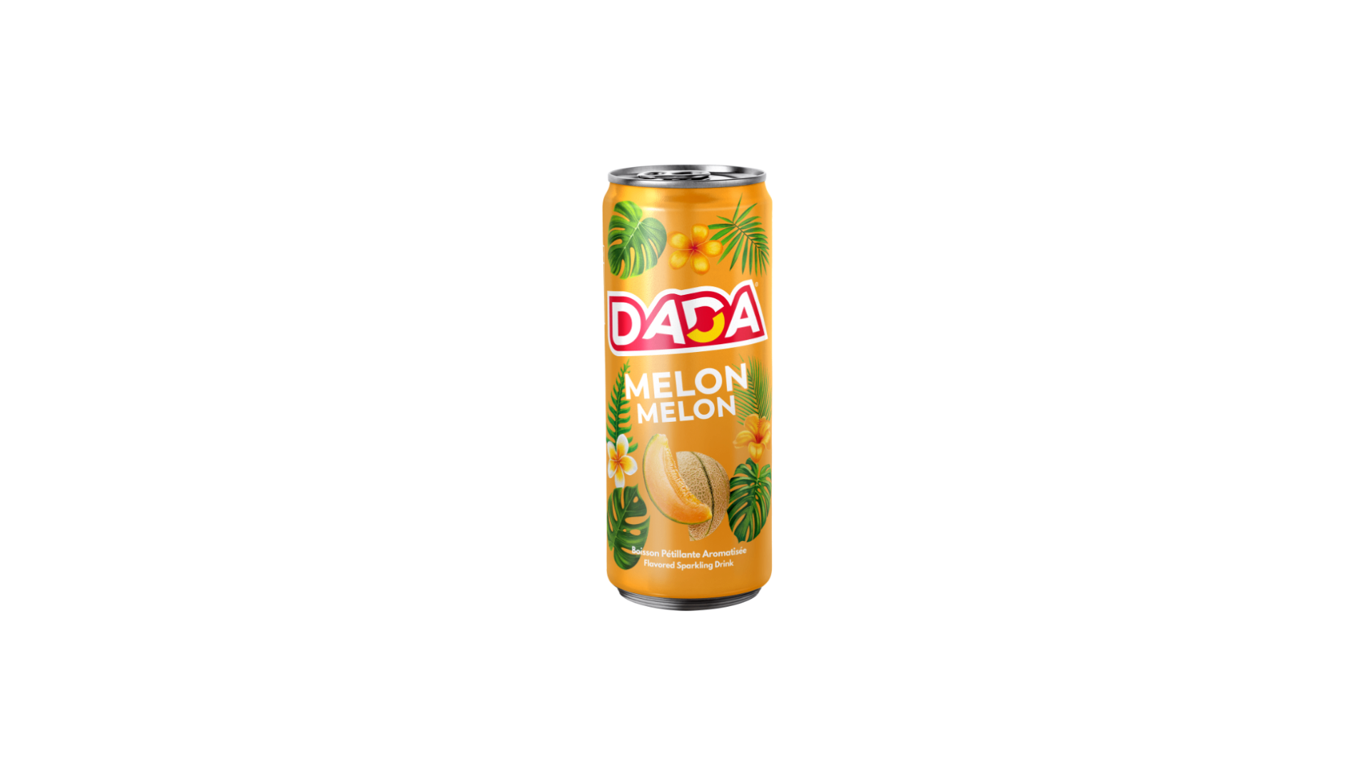 Eau pétillante aromatisée au melon.