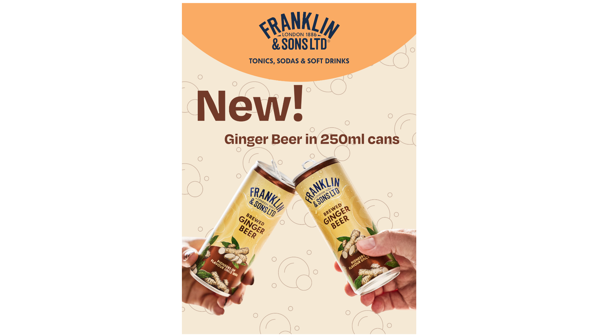 Ginger Beer nu verkrijgbaar in blikjes van 250 ml