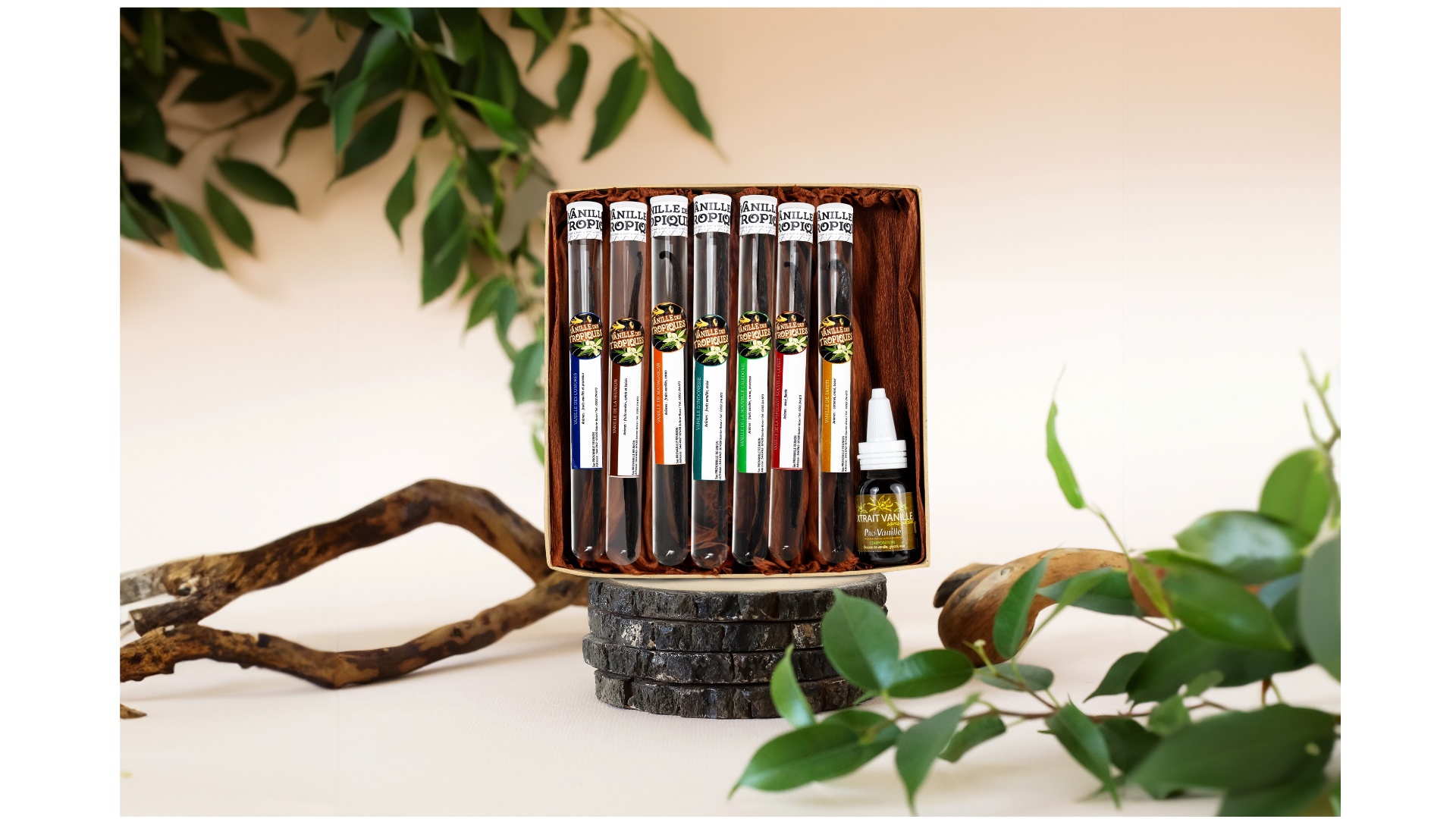 Coffret de vanilles + Elixir de vanille