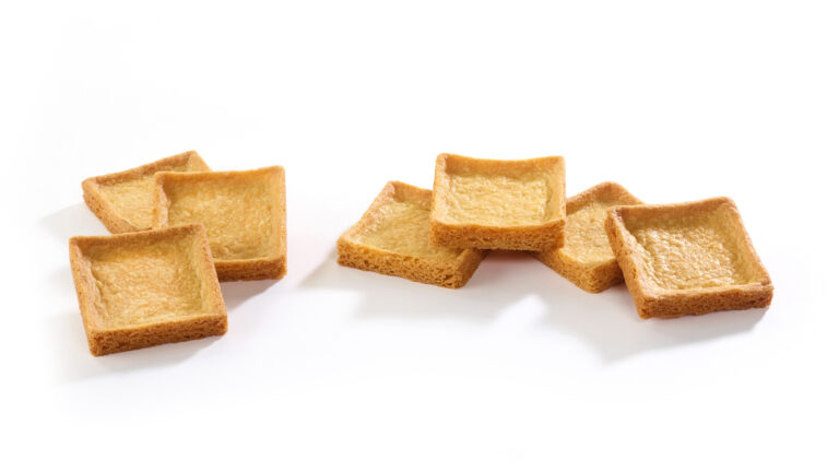 Tartelette Vierkant 7,5 x 7,5 cm