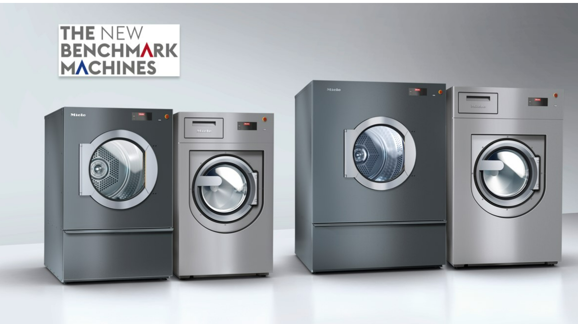 Miele Professional: De wasmachines en droogkasten van de nieuwe generatie Benchmark.