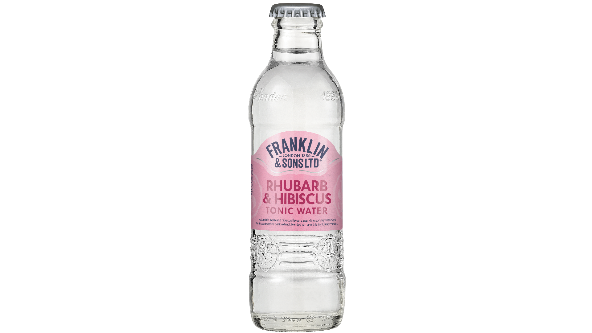 Franklin & Sons Rhubarb Hibiscus Tonic Water