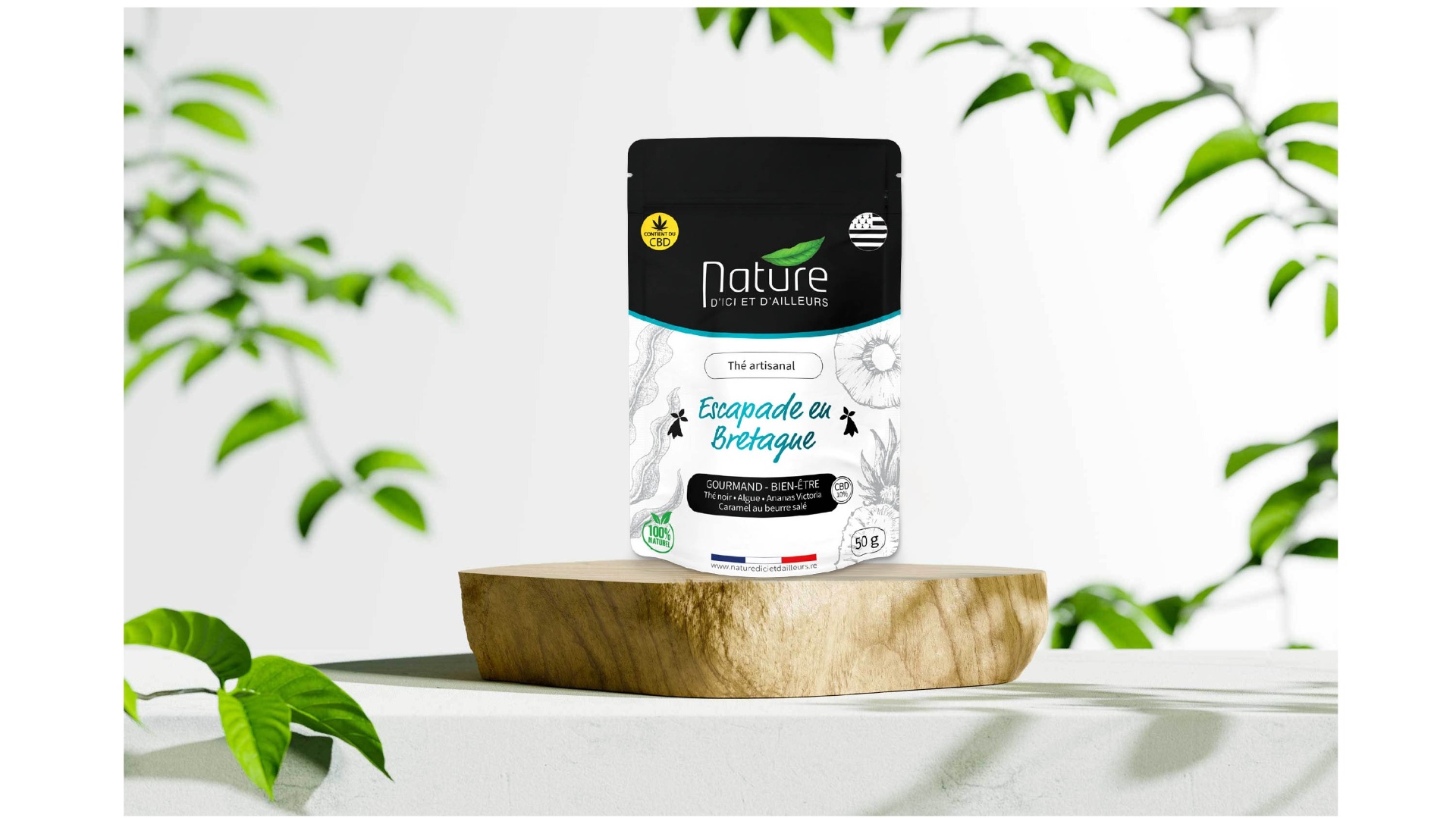 Escapade en Bretagne (avec CBD) – Thé artisanal