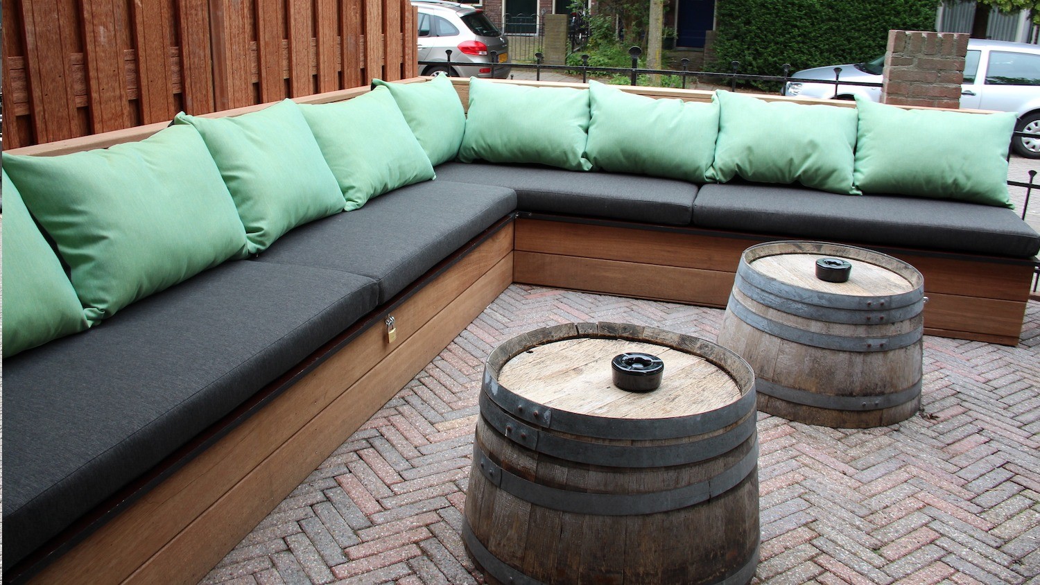 Coussins de salon d’extérieur sur mesure