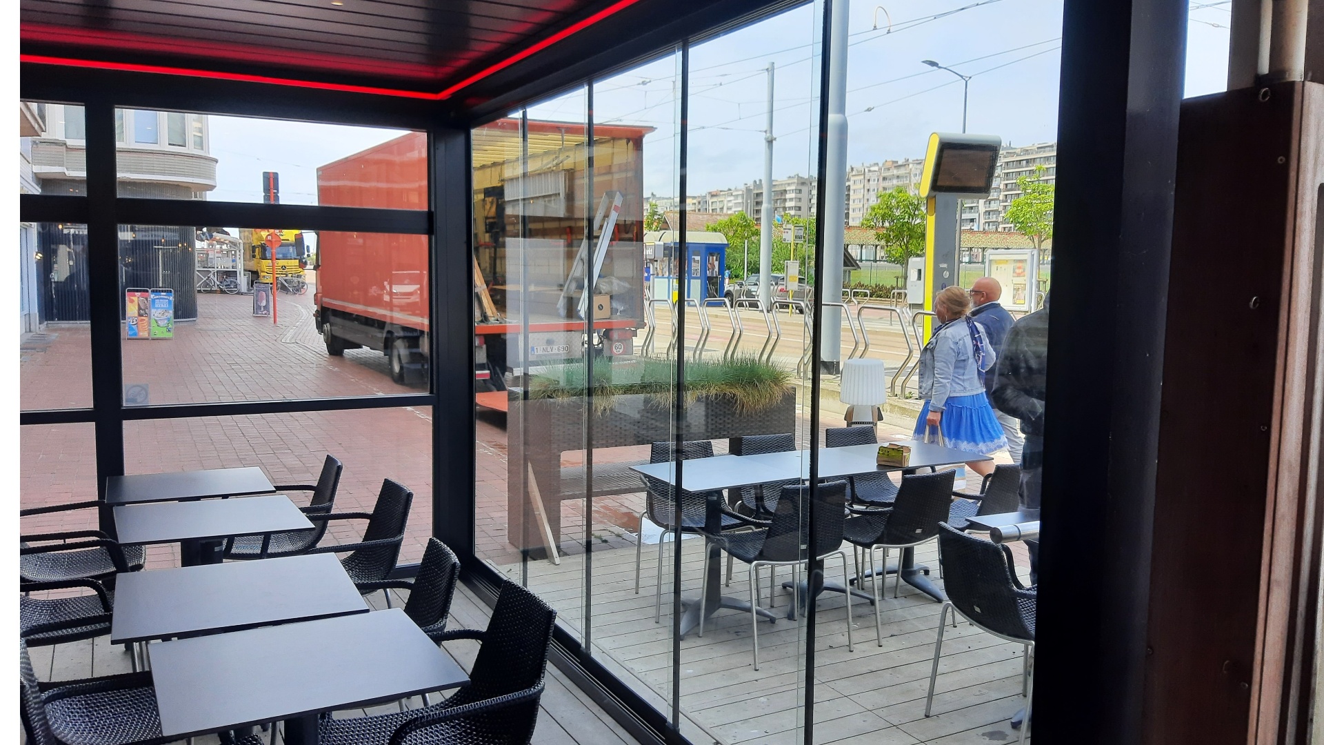 Pergola met lamellendak