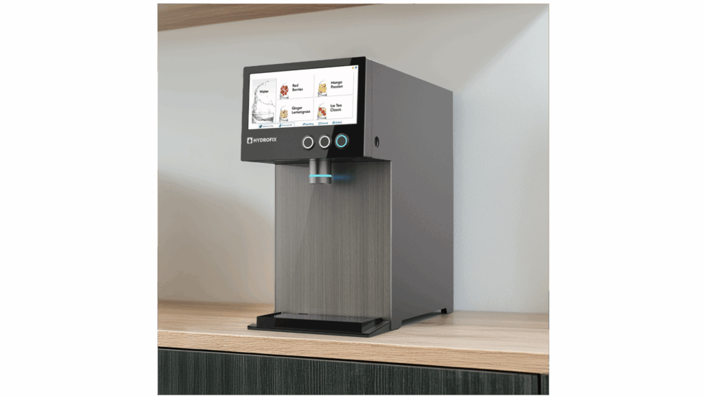 Hydrofix ONE nominée pour le prix Product Made in Limburg : cette imprimante à eau aromatisée belge transforme la consommation d’eau du robinet en une expérience saine, durable et locale.