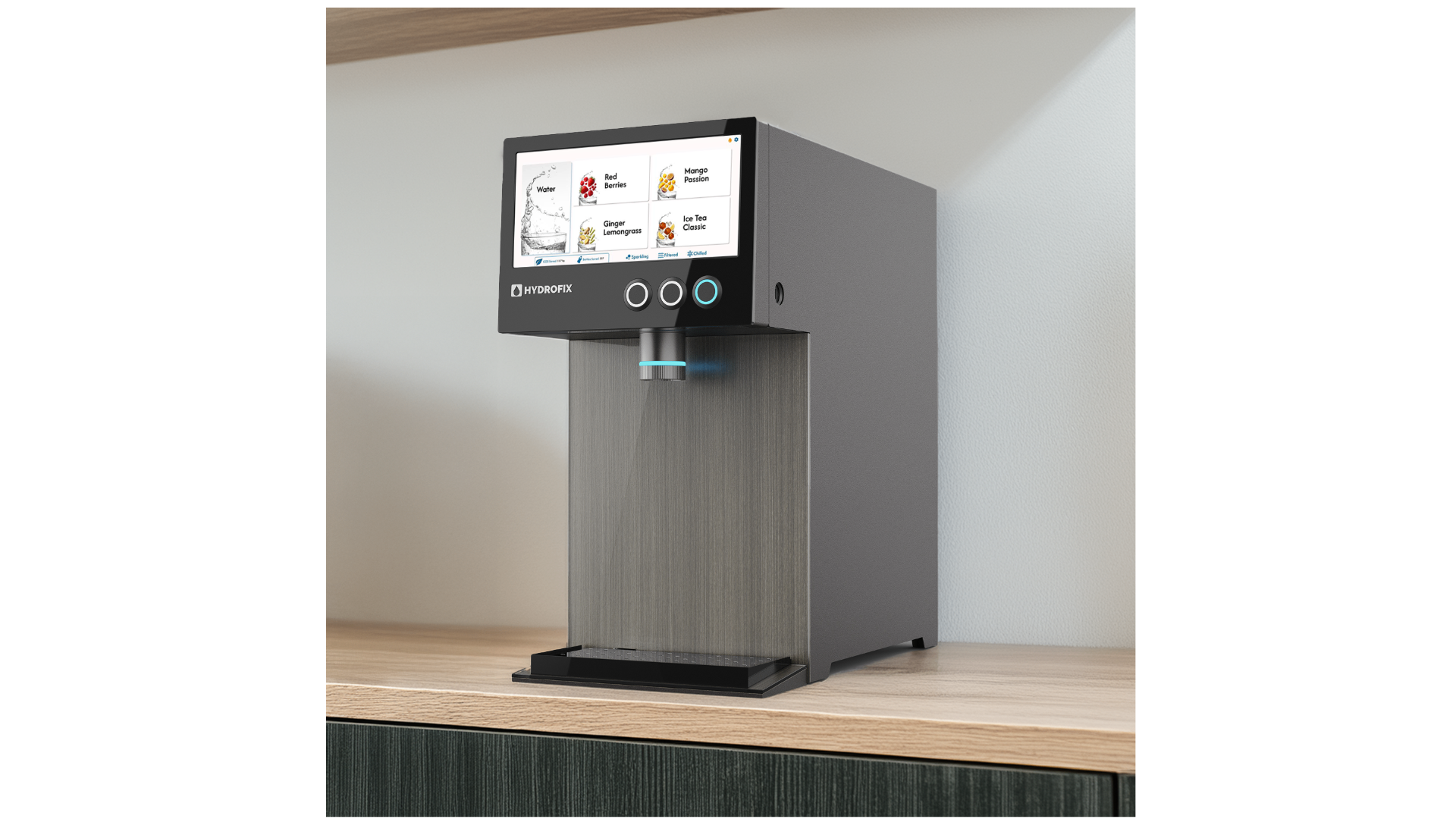 Hydrofix ONE nominée pour le prix Product Made in Limburg : cette imprimante à eau aromatisée belge transforme la consommation d’eau du robinet en une expérience saine, durable et locale.