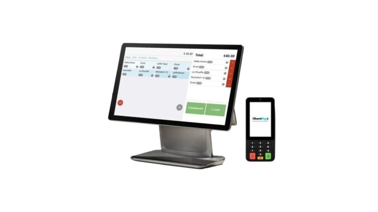 Vaste kassa met mobiele betaalterminal