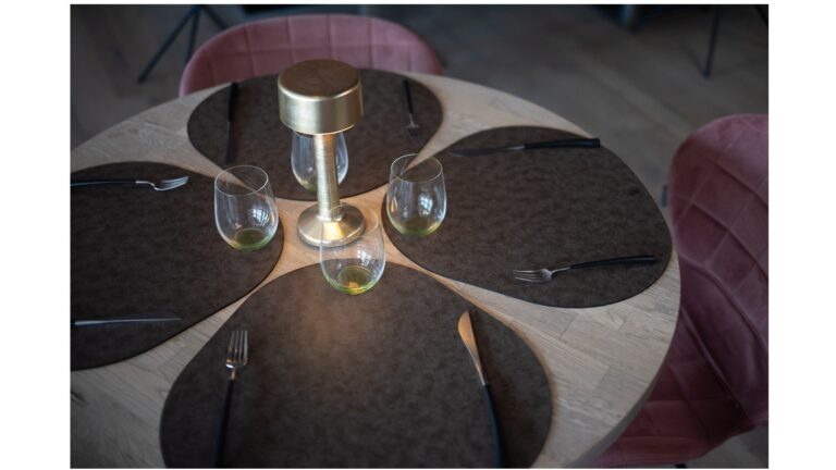 Leren placemats – Conference