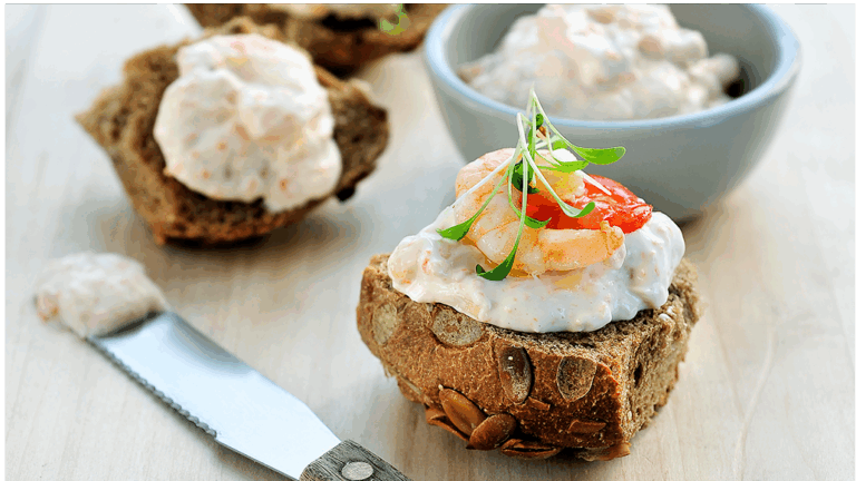 Crevette géante à l’ail