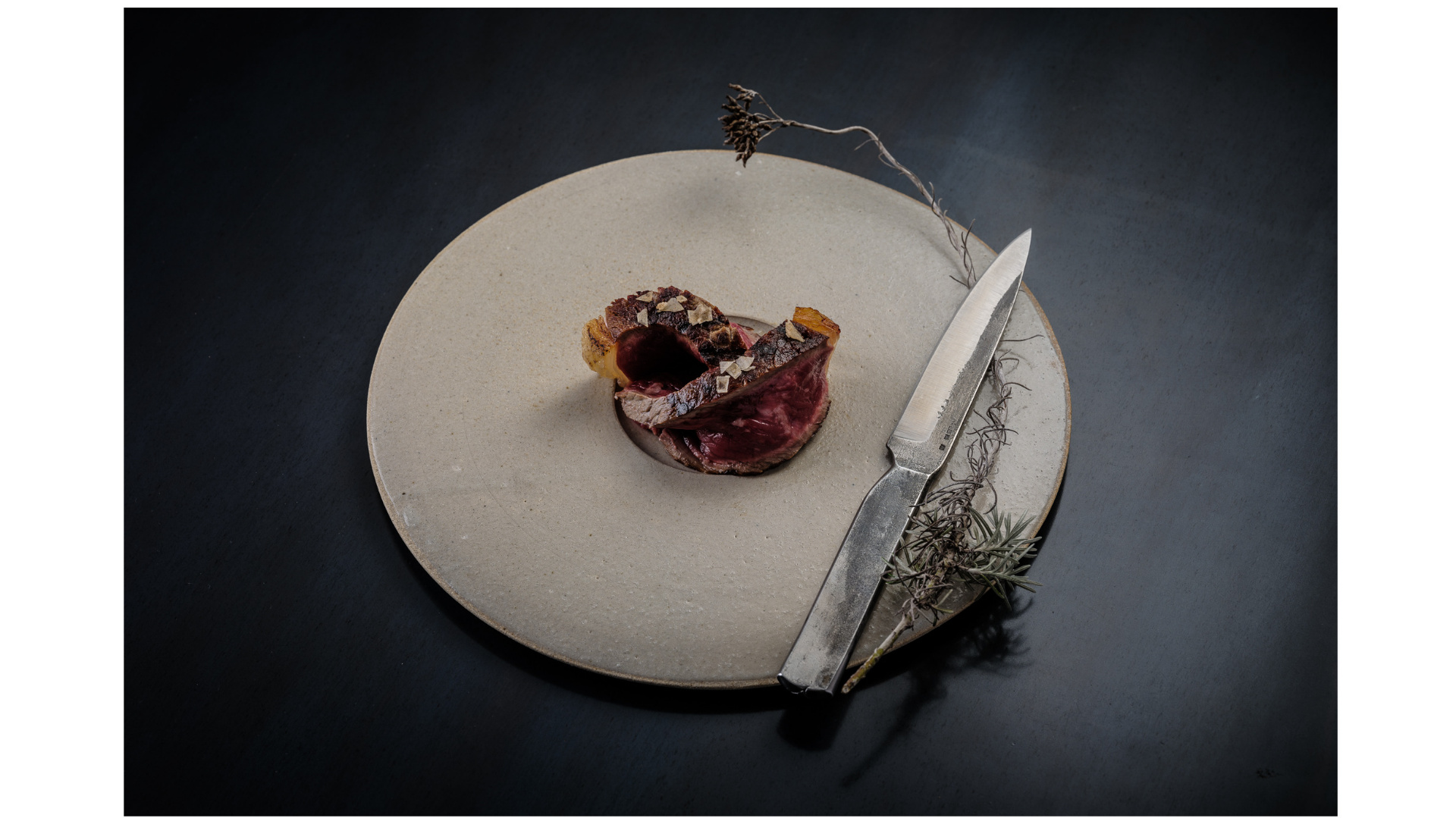 Couteau de table Brut de forge