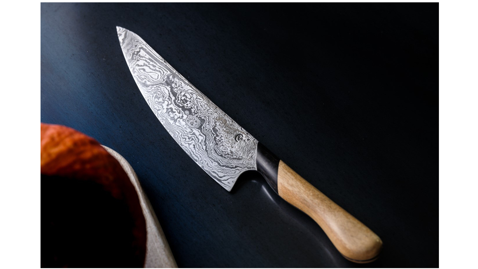 Couteau de chef en damas