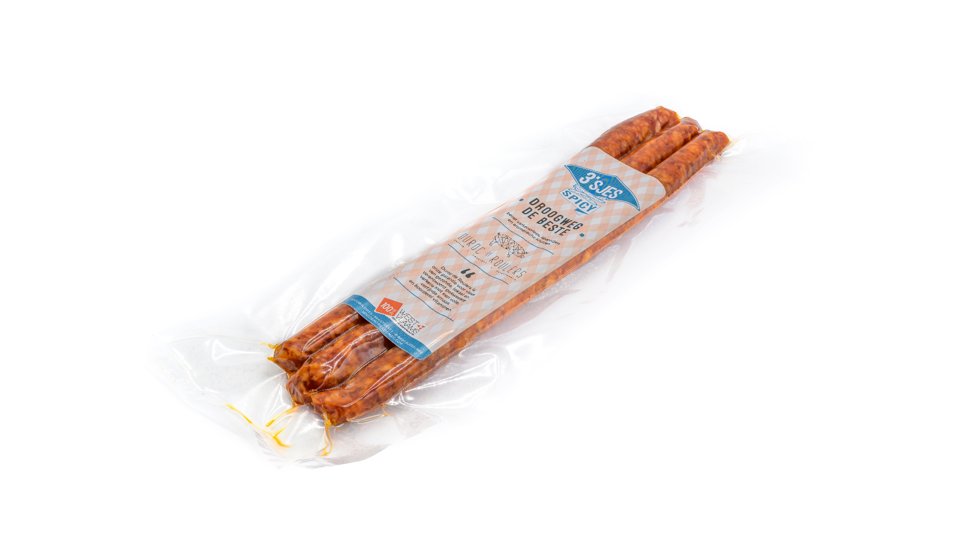 3sjes Spicy verpakt per 3