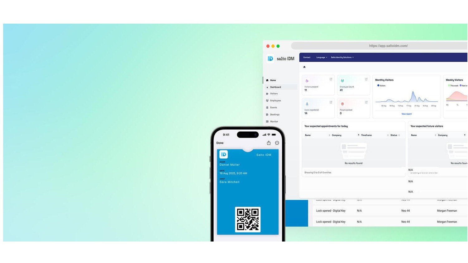 Salto IDM: Eén identiteit. Eén toegang. Volledige controle.