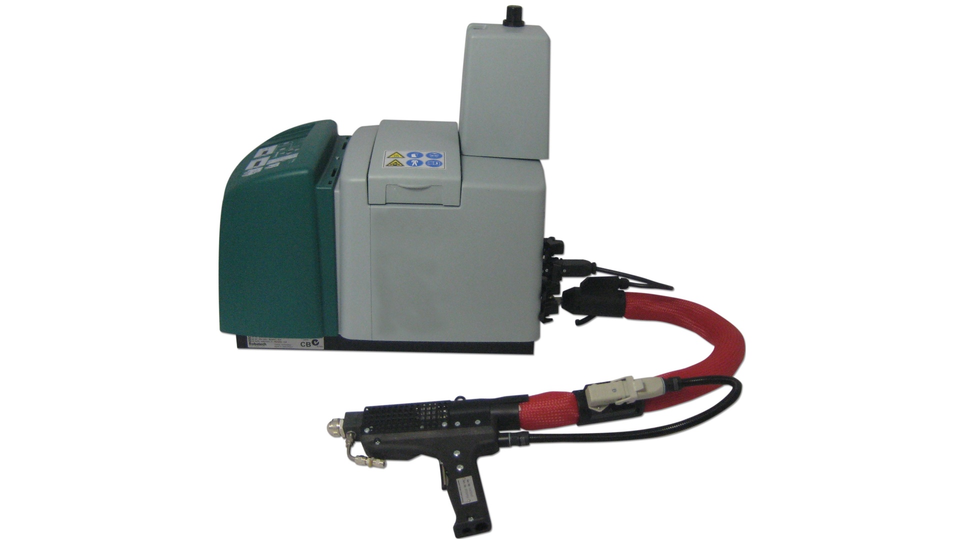 Heizschlauch mit Klebegerät