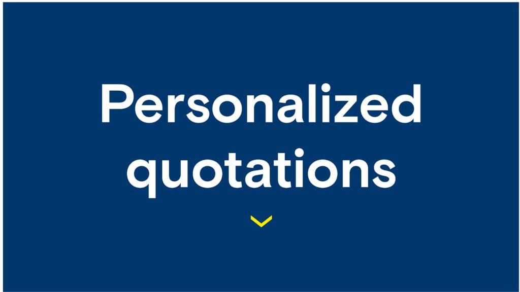 Personalized quotations