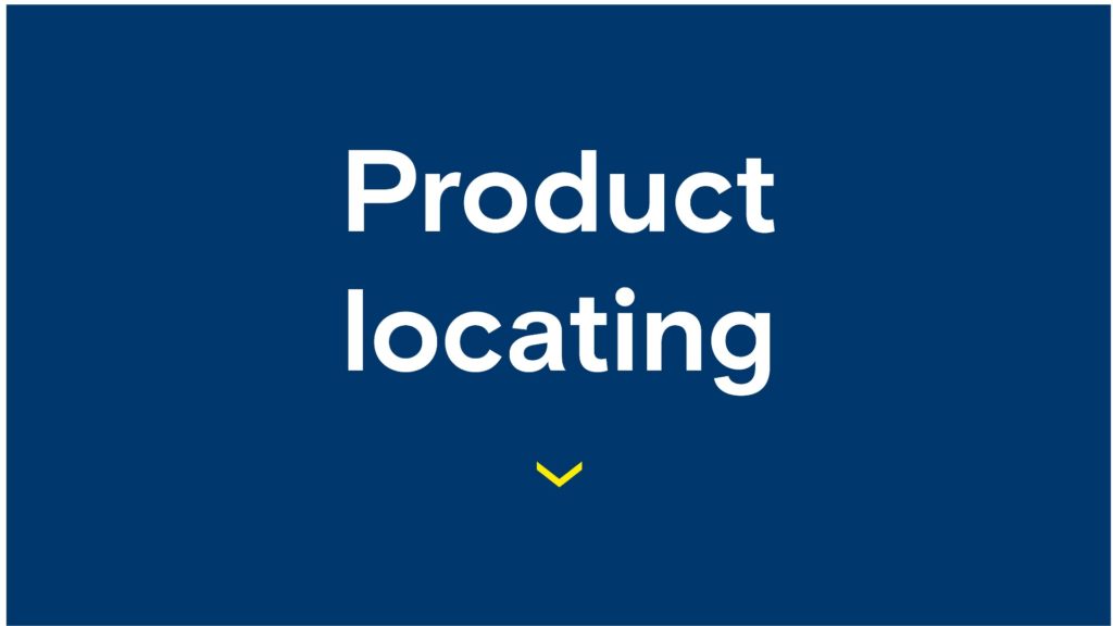 Product locating