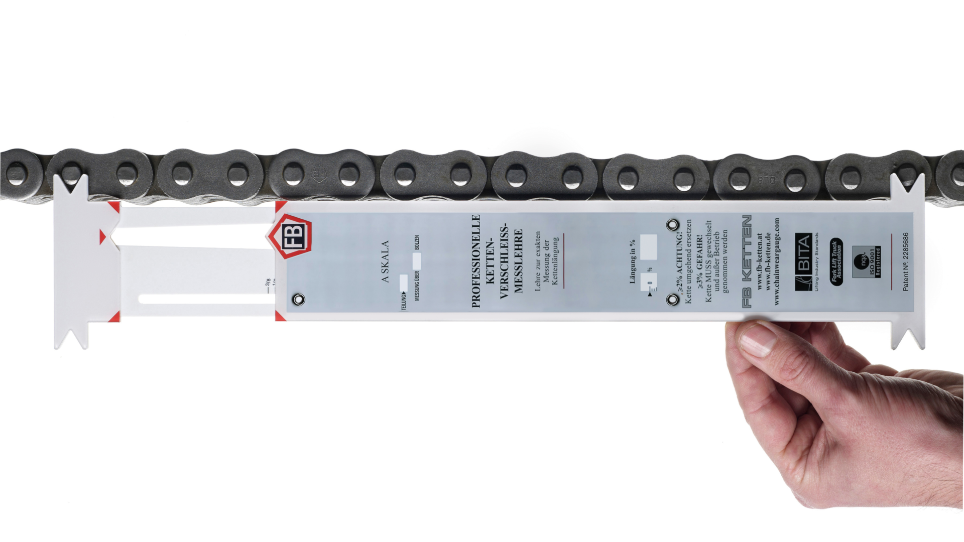 FB Kettenverschleißmesslehre