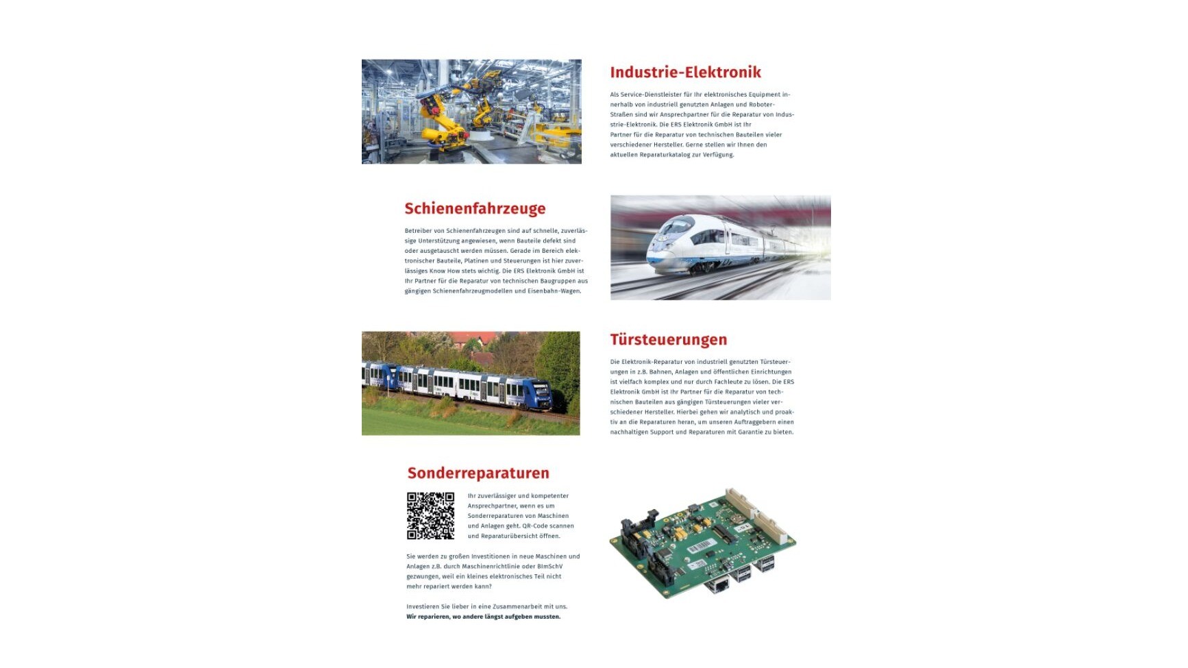 Elektronik Reparatur