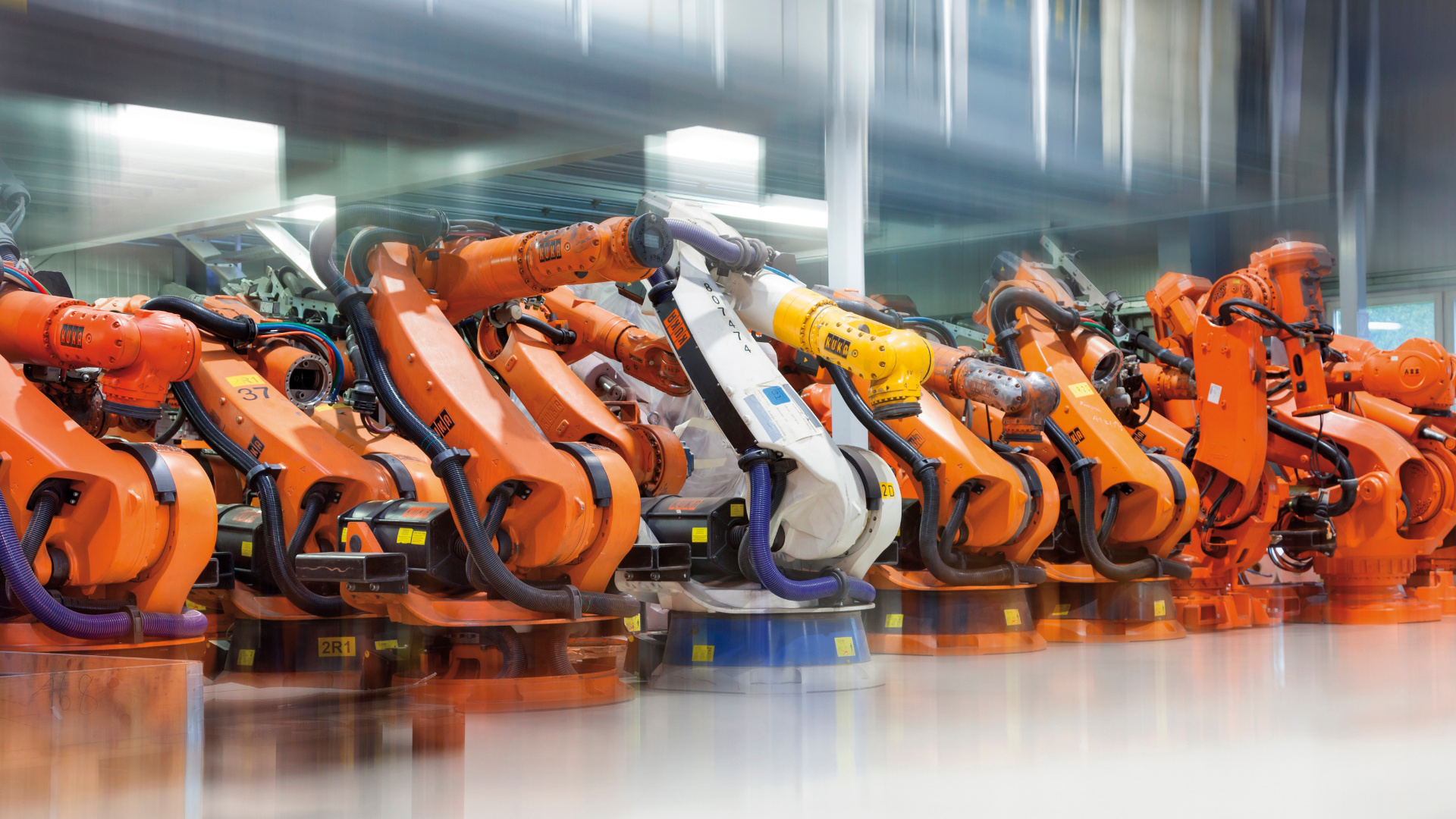 Generalüberholte Robotern der Hersteller Kuka und  ABB