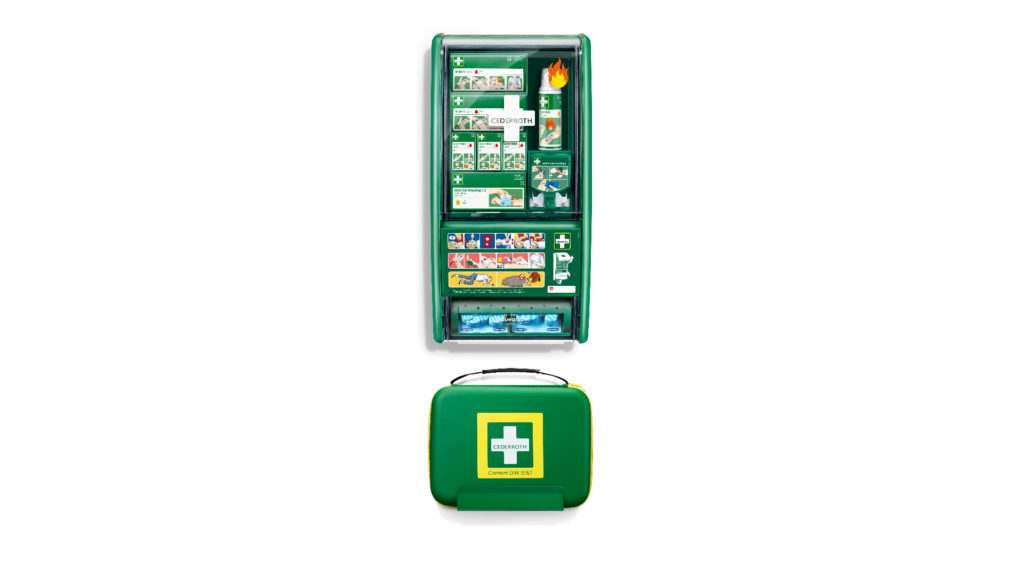 Cederroth First Aid & Burn Station SET DIN 13157