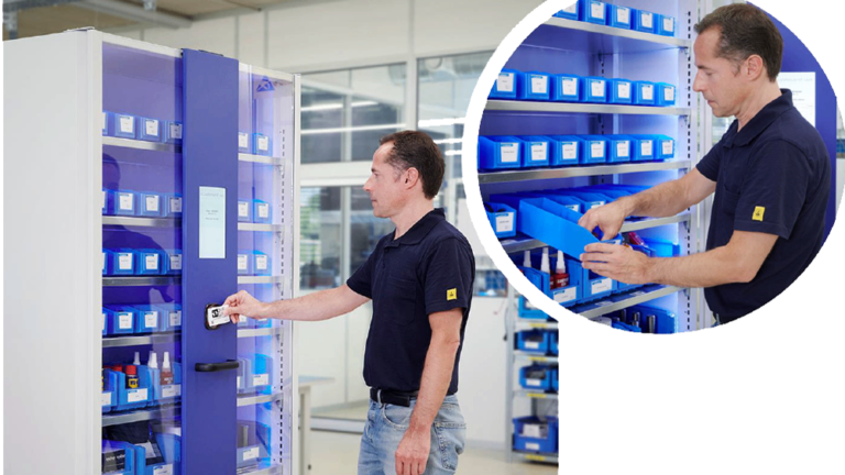 The future of your material management – Our weighing dispenser optimizes your processes, reduces errors and ensures higher productivity.