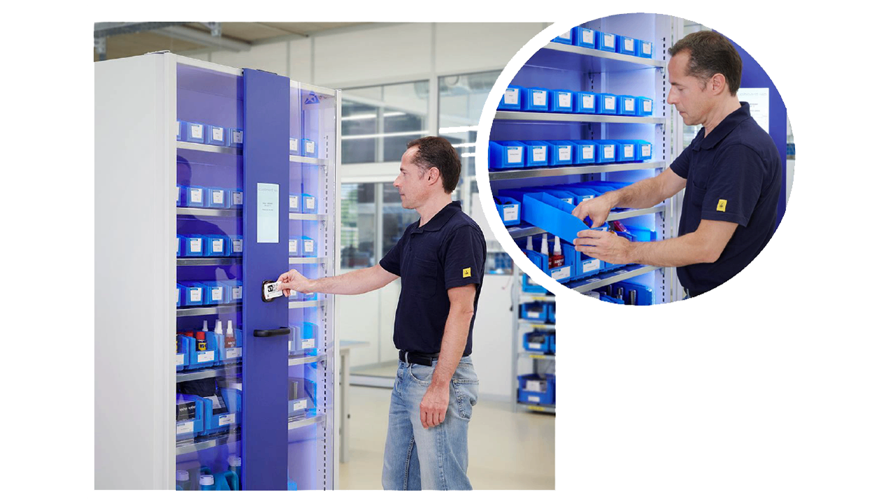 Die Zukunft Ihrer Materialverwaltung – Unser Wiege-Ausgabeautomat optimiert Ihre Prozesse, reduziert Fehler und sorgt für eine höhere Produktivität