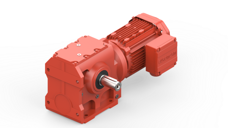Helical-wormgeared motors