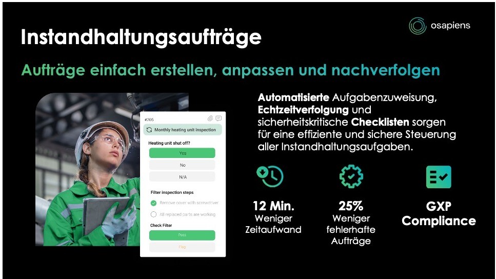 Instandhaltungsaufträge