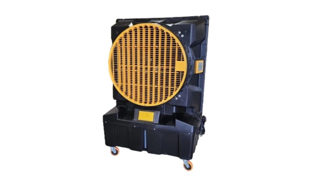 Evaporative cooler / adiabatic cooler OKM 22 to approx. 250sqm // TEL GmbH