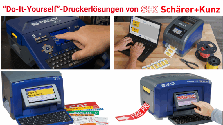 „Do-It-Yourself“-Drucker für die Sicherheits- und Gebäudekennzeichnung
