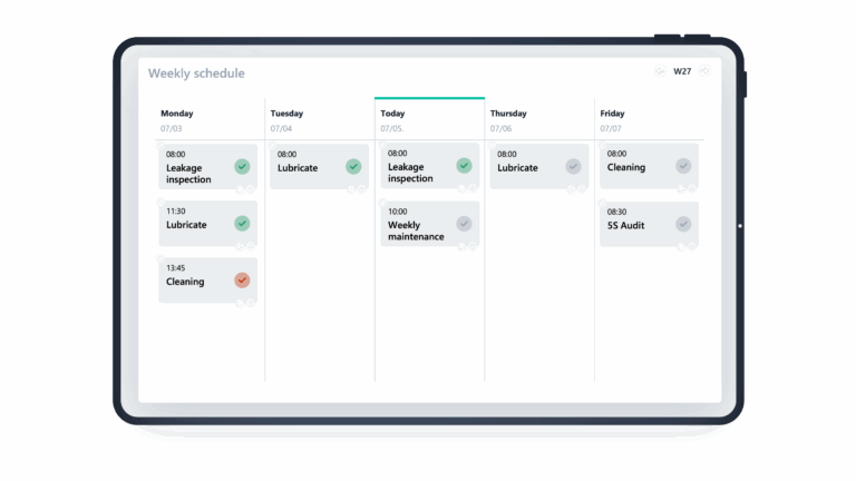 ScableOne Autonomous maintenance through digital T-Cards