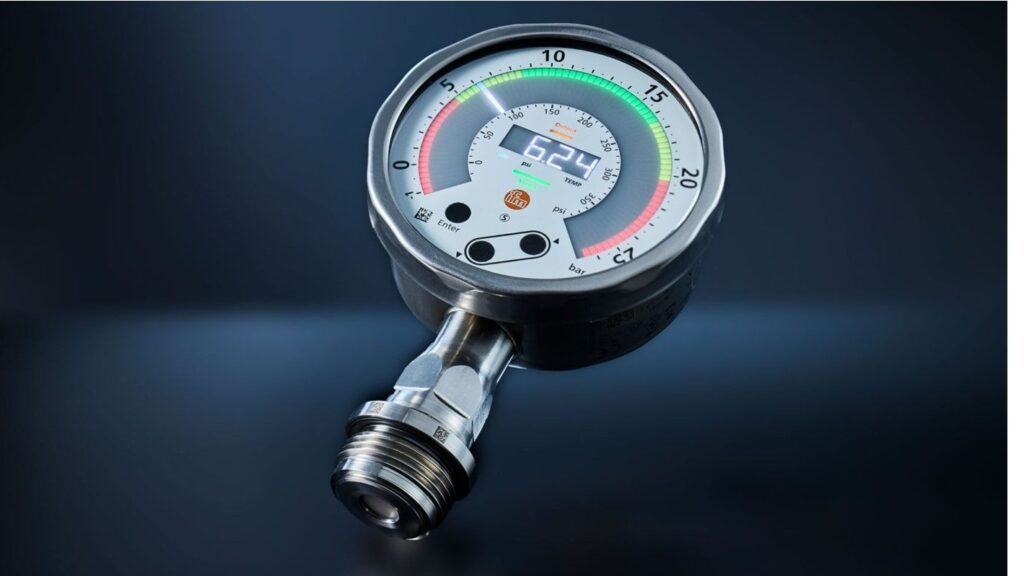 Electronic manometer with smart pressure display