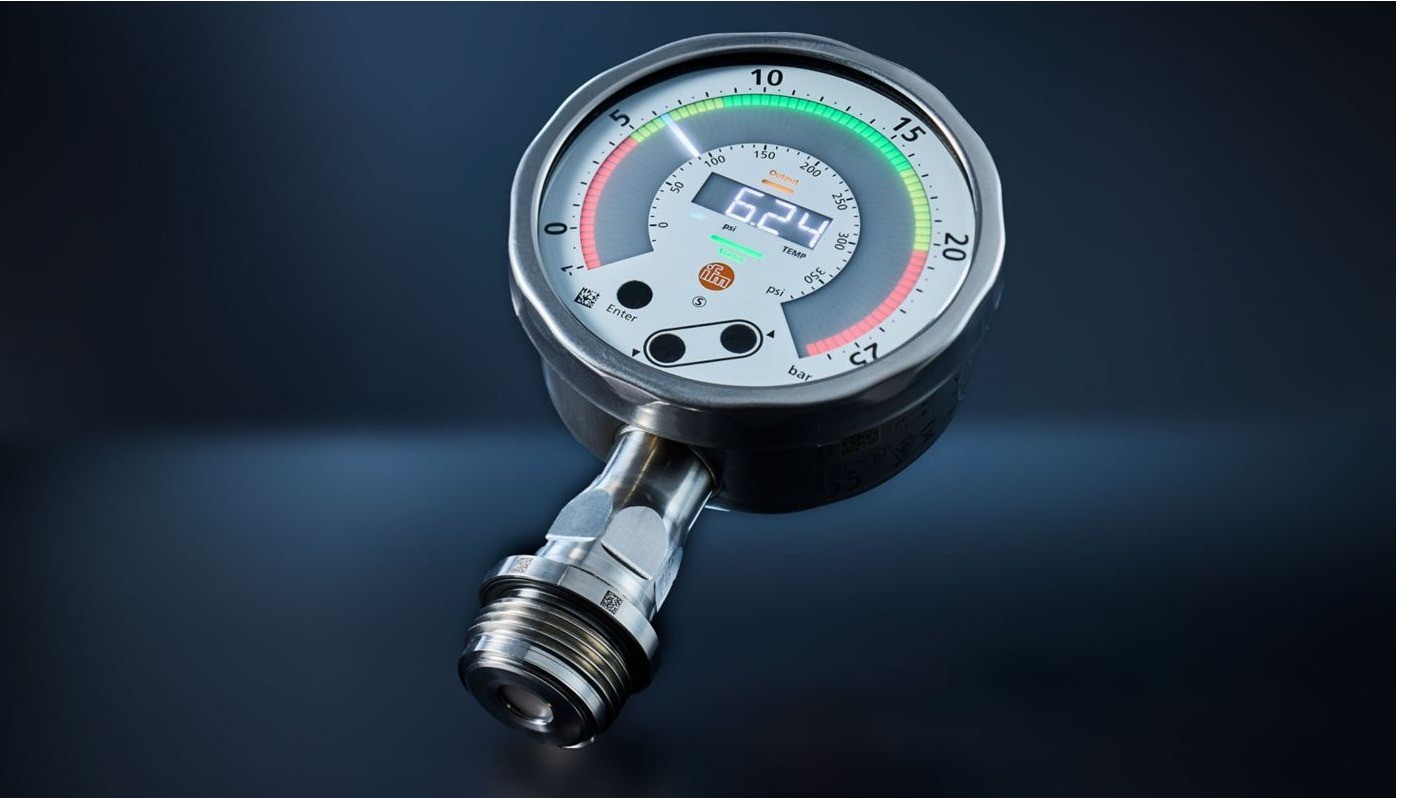 Electronic manometer with smart pressure display