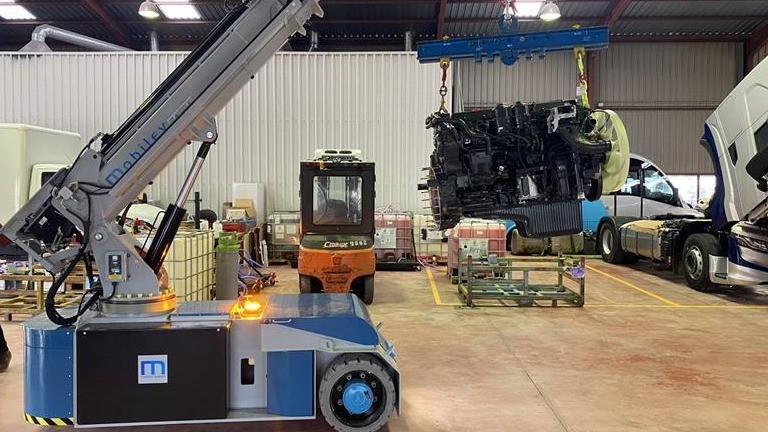 40MS 4×2 R – Heavy-Duty Electric Mini Crane for Industrial Lifting