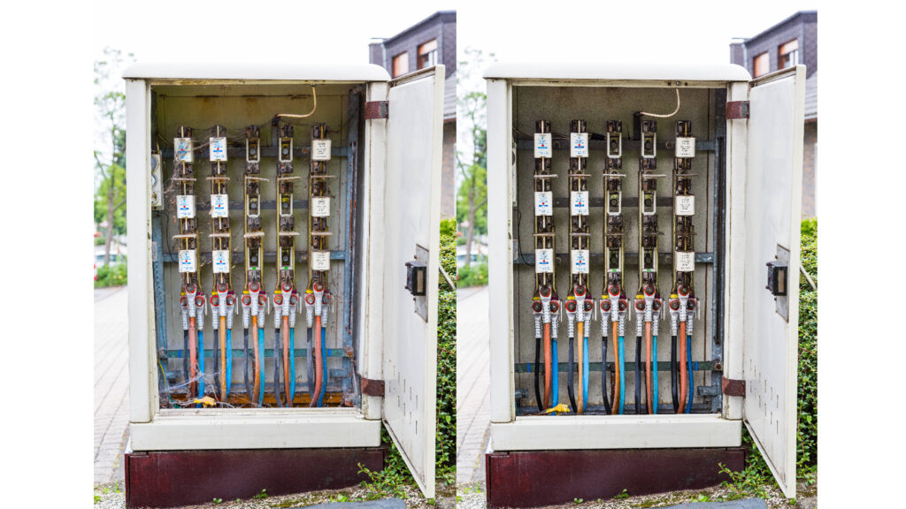 Reinigung Kabelverteilerschränke