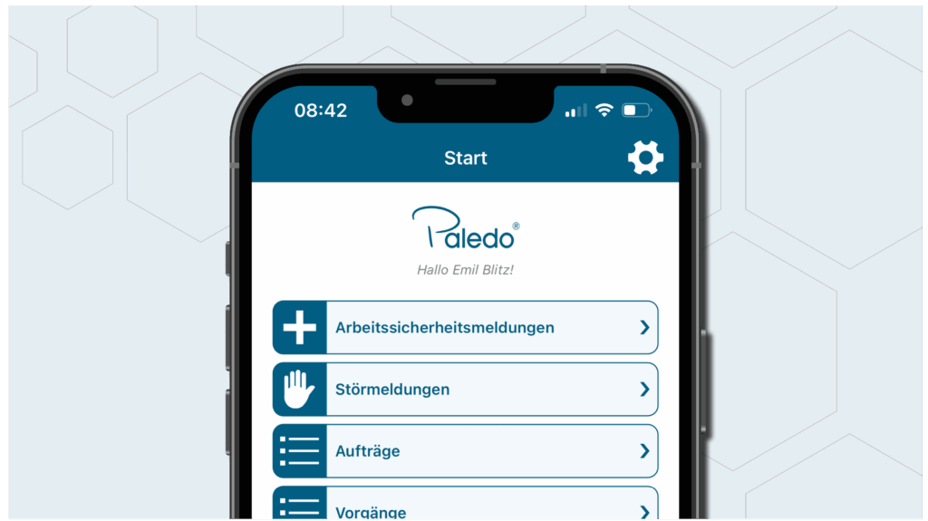 Paledo mobile app for maintenance and servicing
