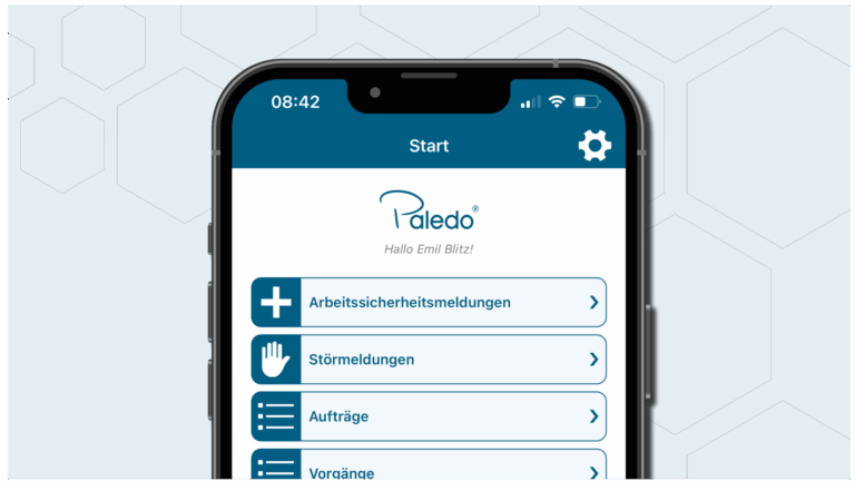 Paledo mobile app for maintenance and servicing