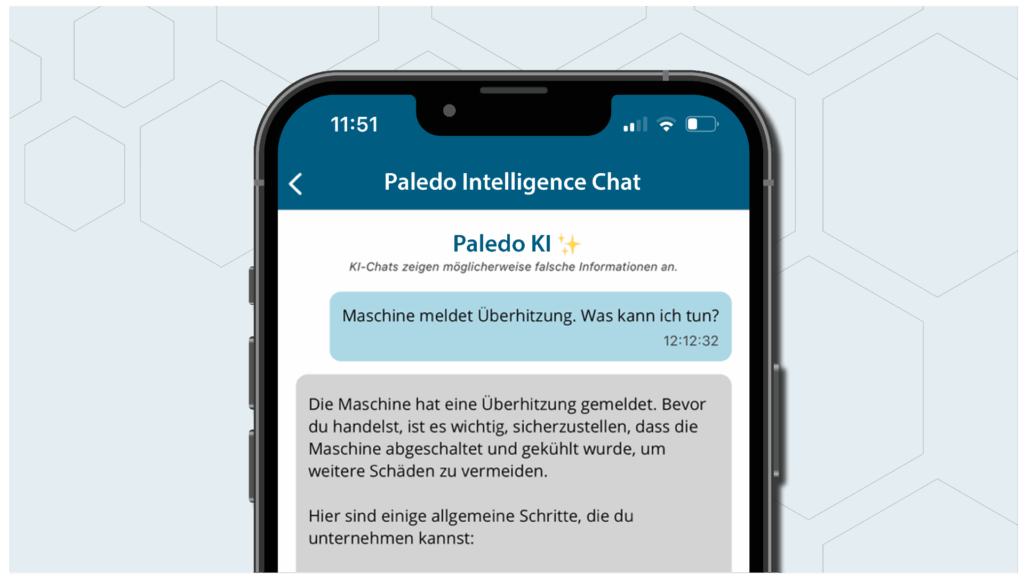 Paledo Intelligence for AI-supported maintenance