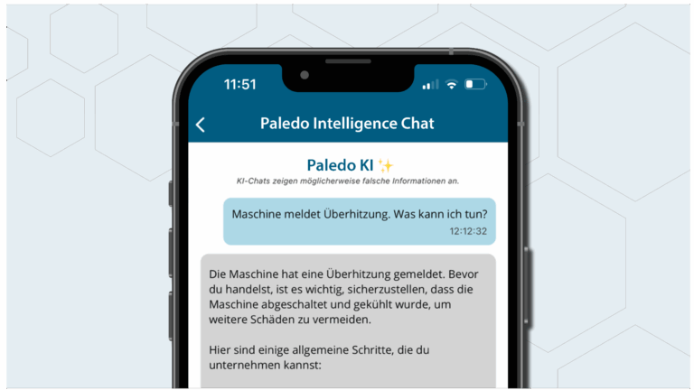 Paledo Intelligence for AI-supported maintenance