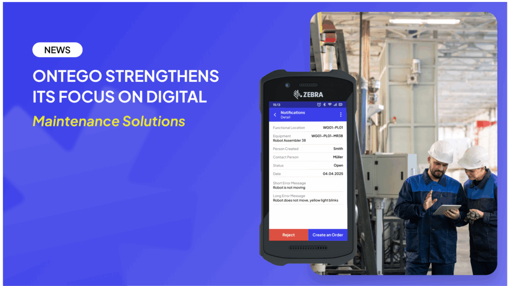 Ontego strengthens its focus on digital maintenance solutions