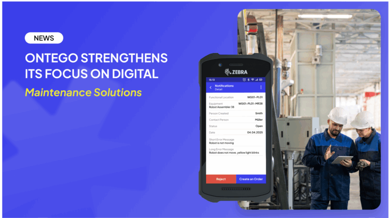 Ontego strengthens its focus on digital maintenance solutions