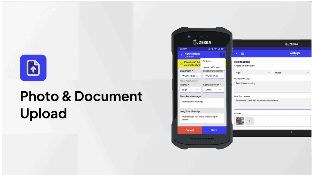 Photo & Document Upload