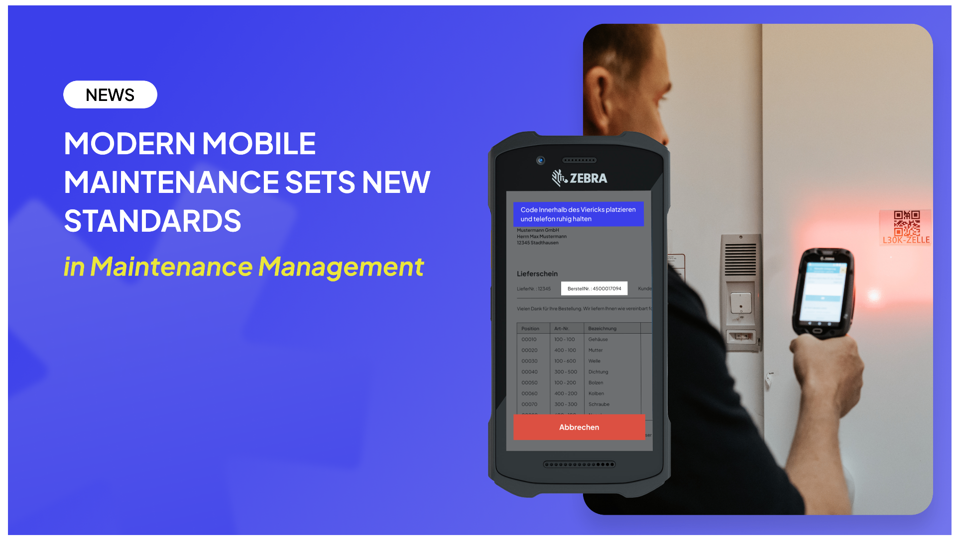 Moderne mobile Maintenance setzt neue Ma&szlig;st&auml;be in der Instandhaltung