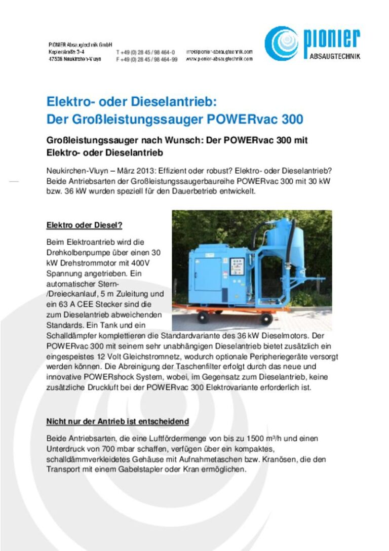 POWERvac 300