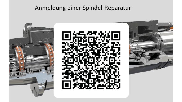 Anmeldung einer Spindelreparatur