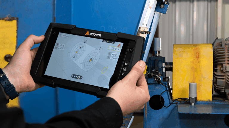 Cut the cord on long cables! Acoem revolutionizes machine balancing with the Wireless Balancer.