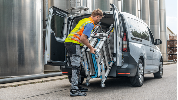 ZARGES – Teletower: The compact mobile scaffold tower