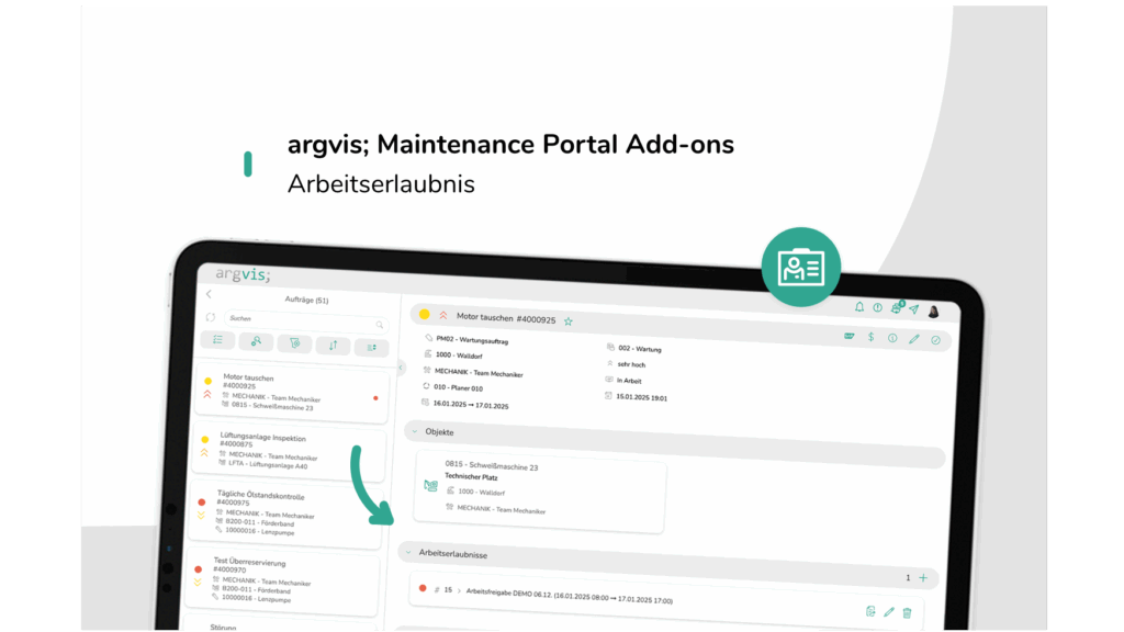 Digitale Arbeitserlaubnis in der Instandhaltung mit SAP PM
